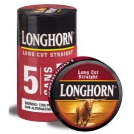LONGHORN SNUFF LC STRAIGHT 5PK ROLL