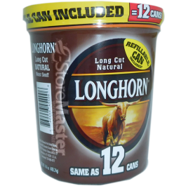 LONGHORN CHEW TOB 14oz LC NATURAL TUB